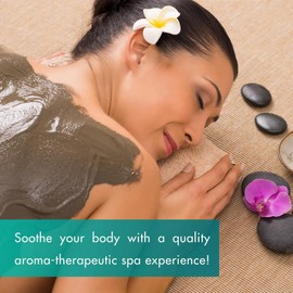 SPA REDI - Clay Mask, Mint and Eucalyptus, 16 Oz - Pedicure and Body Deep Cleansing, Skin Pore Purifying, Detoxifying and Hydrating