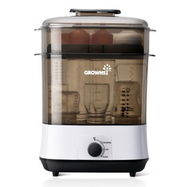 GROWNSY Bottle Sterilizer and Dryer, Electric Steam Baby Bottle Sterilizer, Sanitizer for Baby Bottles & Pacifiers, Breast Pump Parts