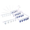 Aisen Industrial LS001 Wing Aluminum Ventilated Hanger, 30 Pages, Stretches