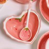 Ciieeo Dinnerware 1 Set Heart-Shaped Strawberry Bowls Candy Bowl Dessert