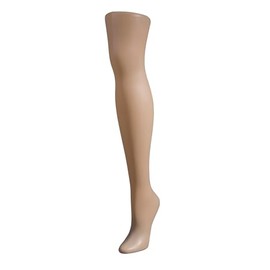 Econoco Female Leg Display Form, 25.5″ Standing Height with Raised Heel and Weighted Toe, Fleshtone