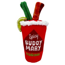 Huxley & Kent Funny Dog Toy w/Squeaker – Power Plush Squeaky Dog Toys for Small, Medium & Large Dogs – Soft Stuffed Animal for Indoor Play & Fetch - Buddy Mary, Large