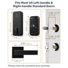 BE-TECH Keyless Entry Smart Door Lock with 2 Lever Handles,