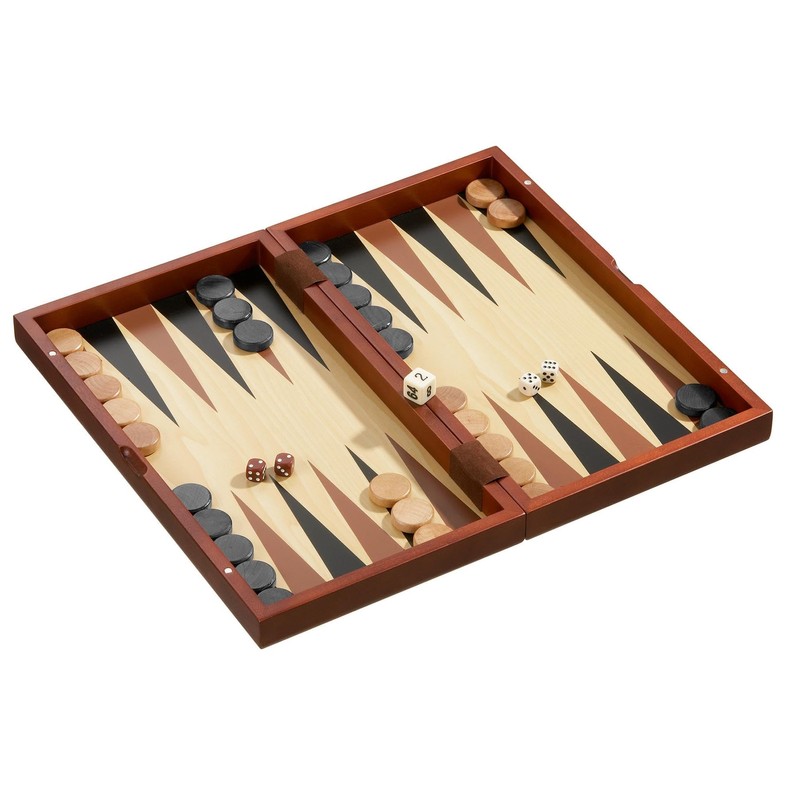 Philos 1133 - Backgammon Andros, medium, Kassette, Magnetverschluss