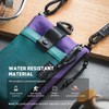 VULKIT Cartera de viaje con bloqueo RFID para hombres y