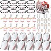 Cholemy 98 Pcs Baseball Party Favors Acrylic Baseball Key Chain