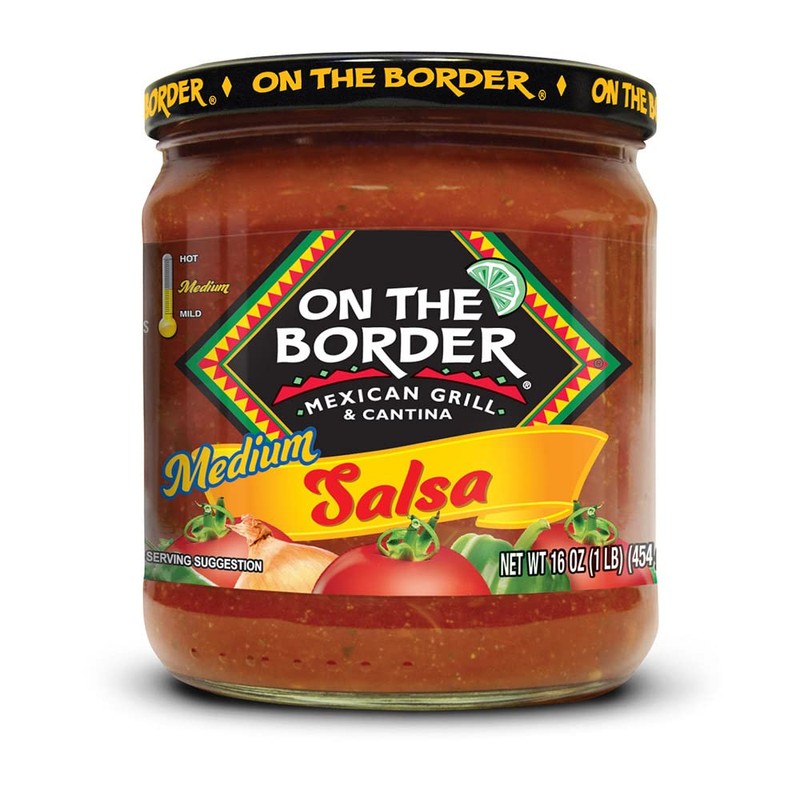 ON THE BORDER Original Medium Salsa, 1 Pound (Pack of