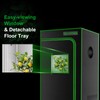 MELONFARM 2x2 Grow Tent, 24"x24"x48'' High Reflective 600D Diamond Mylar