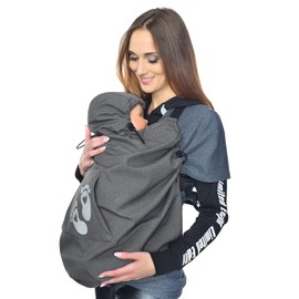 MijaCulture Softshell Warm Baby Universal Windproof Carrier Cover 4113 (Graphit/Baby 2)