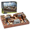 WW2 Military Trench Fortress Building Set（1350 pcs）Military Bunker Model Kit