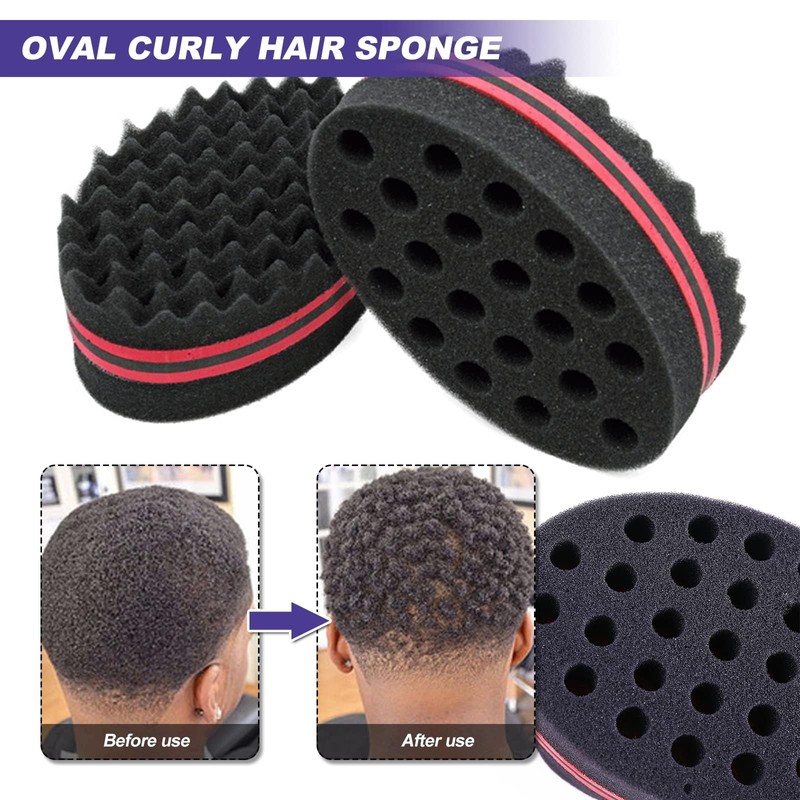 Hair Sponge Brush, Afro Curl Sponge Brush for Curls Dread