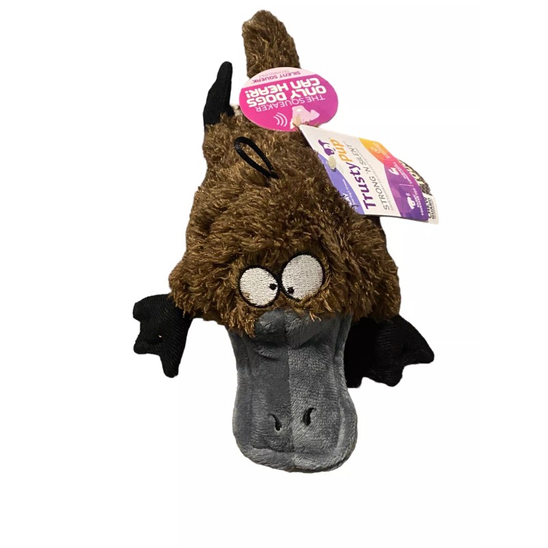 Trustypup Plush Strong 'n Silent - Silent Squeaker Technology -