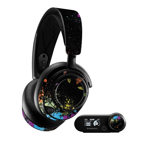 MightySkins Glossy Glitter Skin Compatible with SteelSeries Arctis Nova Pro