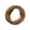 GLOREX Vine Wreath Fine 25 cm, Vines Branches, Natural, 25