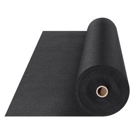 VEVOR 6FTx100FT Non-Woven Geotextile Heavy Duty 8oz Driveway Underlayment for Gravel, Ground Cover, Garden Weed Barrier, Drainage Fabric, Landscaping, Black
