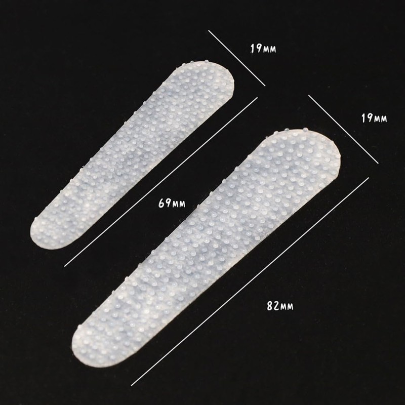 DraCra 12 Pack Purse Strap Non-Slip Pad Sticker Anti-Falling Clear
