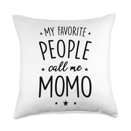 Momo Gift: My Favorite People Call Me Momo Throw Pillow