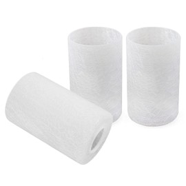 Voguad Frosted Glass Lamp Shade Replacement Crackle Texture, 1 5/8 Inch Fitter Light Fixture Replacement Glass Globe for Pendant Light Chandelier,Bathroom Vanity Light (3 Pack)