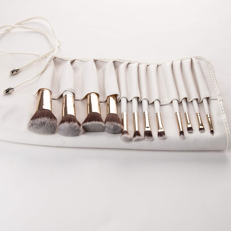 TOOLS FOR BEAUTY Set of 12 make-up kabuki brushes -