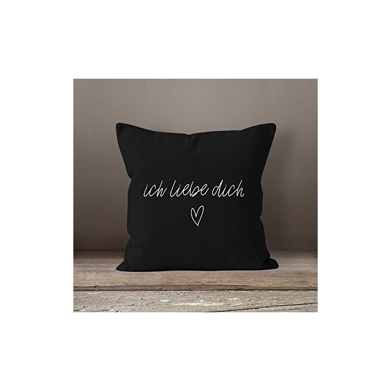 Cushion cover, I love you gift, cushion, cotton, MoonWorks®, 40cm