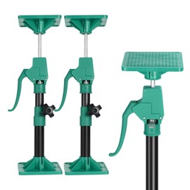 Cabinet Jacks for Installing Cabinets,11.8" to 23.5" Adjustable Support Pole,3rd Hand Support System with 80 lbs Capacity for Cabinet Jack,Upper Cabinet Installation & Cargo Bars,2PACK