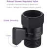 Shower Water Flow Restrictor, APLusee Brass Pressure Regulator Cut off