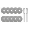 sourcing map 10pcs 18mm Diamond Coated Rotary Cut Off Grinding
