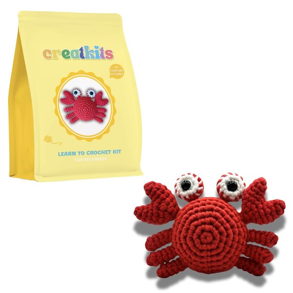 Easy Crochet Kit for Beginners Animals - Learn to Crochet