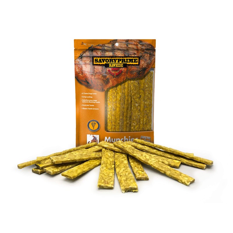 Savory Prime 12-Pack Munchie Strips, 5-Inch, Chicken