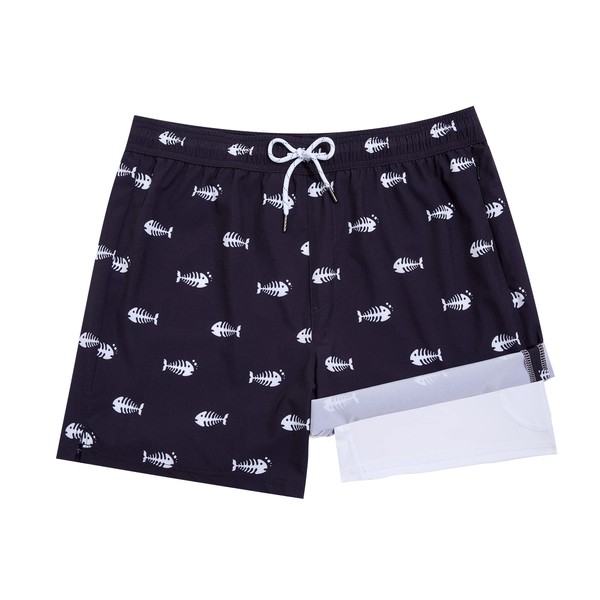 BRISIRA Boys Swim Shorts Toddler Swim Trunks Anti Chafe Stretchy