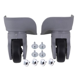 Yibuy 2xGrey 91x97x49mm DIY Luggage Swivel Suitcase Replacement Wheel Replacement Left & Right Replacement for W041