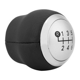 Gear knob, 6-speed gear knob head ball gear lever stick for 1.8 m Auris, Grey, Black, Silver