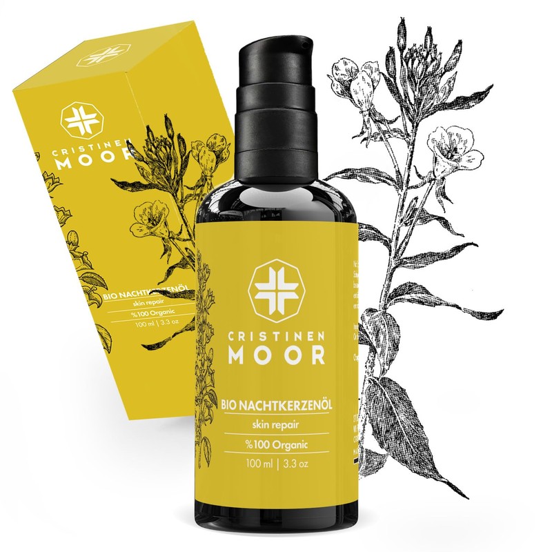 CristinenMoor Organic Evening Primrose Oil Cold Pressed 100ml Vegan