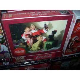 Springbok 2 different 1000 PC "Santa" Springbok COCA COLA Jigsaw Puzzle Both NEW IN BOX