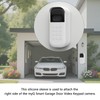 TIUIHU Silicone Cover for myQ Smart Garage Video Keypad (White,
