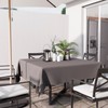 Soleil d'ocre Alix Nappe, Polyester, Grey, 140 x 140 cm