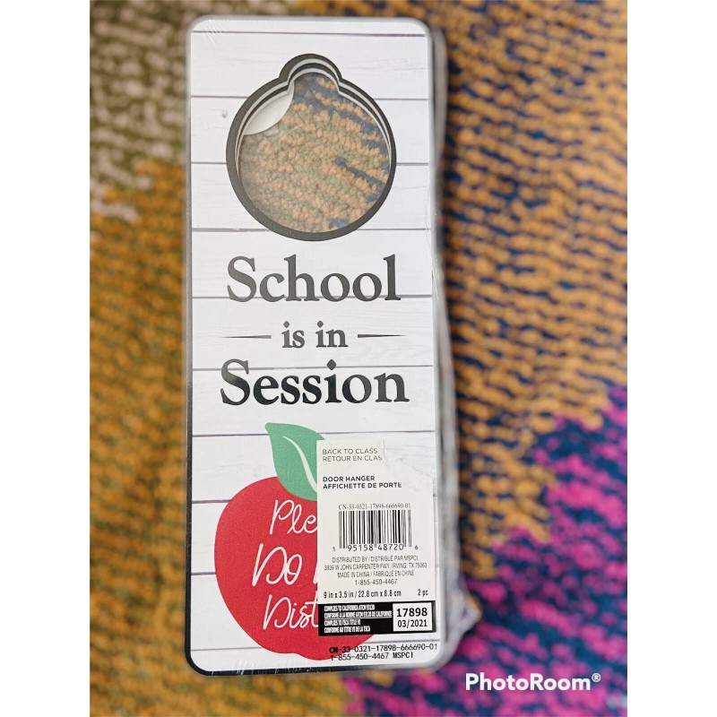 Virtual Learning In Session Reversible Virtual Learning 2 Pack Door