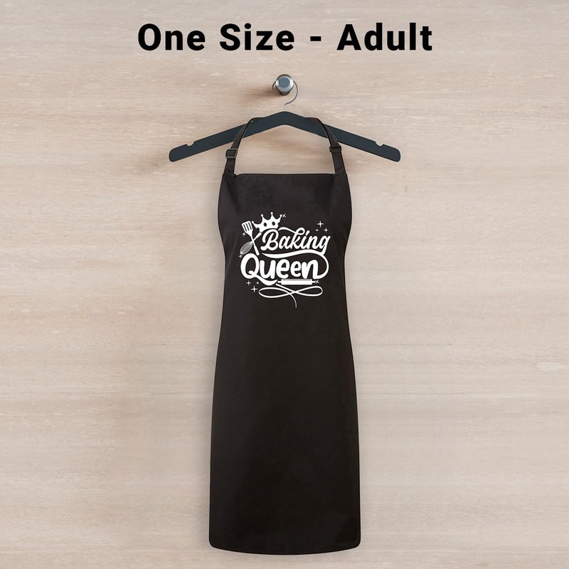 Hoolaroo Funny Baking Queen Apron For Women, Kitchen Gift For