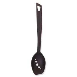 Norpro High Heat Nylon Spoon with Holes, Black