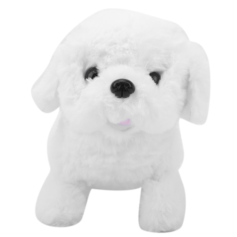 Electric Cute Plush Pet Dog Toy Highly Simulation Walking Dog