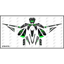 Unbranded ETM RTR graphics kit decals  THICK AND HIGH GLOSS .....