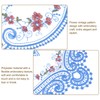 sourcing map Retro Lace Placemat 12x17-in Oval Embroidered Table Place