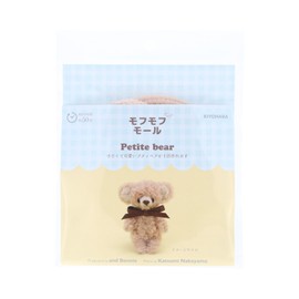 Kiyohara MOFK-01 Mofumofu Mole Miniature Petit Bear Kit PT Peach Tea with Recipe