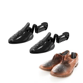 JJDPARTS Shoe Tree, Shoe Trees for Men,Shoe Stretcher, Adjustable Shoe Trees for Men (Black(1 Pairs for Men's Size 5.5-11, Women's Size 6.5-12))