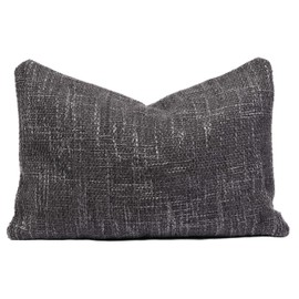 Dekobox Cushion Cover Set – 30 x 20 cm – Outer Cover Grey with Inner Cushion for Filling – Ideal for e.g. Swiss Pine Cushion, Core Cushion, Herb Cushion