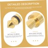 Operitacx 6pcs Headphone Adapter Audio Plug for Guitar Piano Mixer