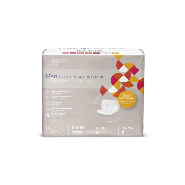 Egosan Santex MEN Level 3 Incontinence Pads Pack of 14