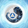 14 Year Sobriety Coin Sea Wave AA Coins Addiction Recovery