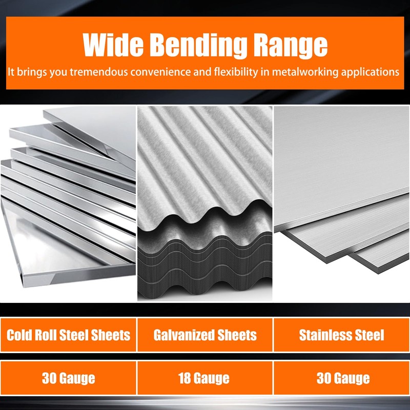 12 Inch Sheet Metal Benders, Sheet Metal Tools, 3/8" and