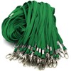 Bird Fiy Green Lanyard 100 Pack Bulk Lanyards for Id